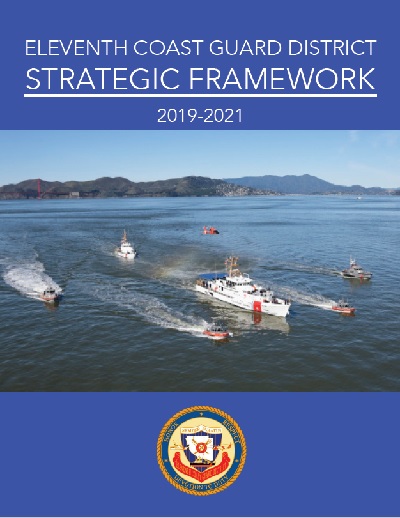 Cover of Eleventh Coast Guard District Strategic Framework 2019 to 2021