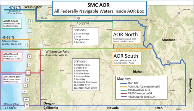 Sector Columbia River Area of Responsibility