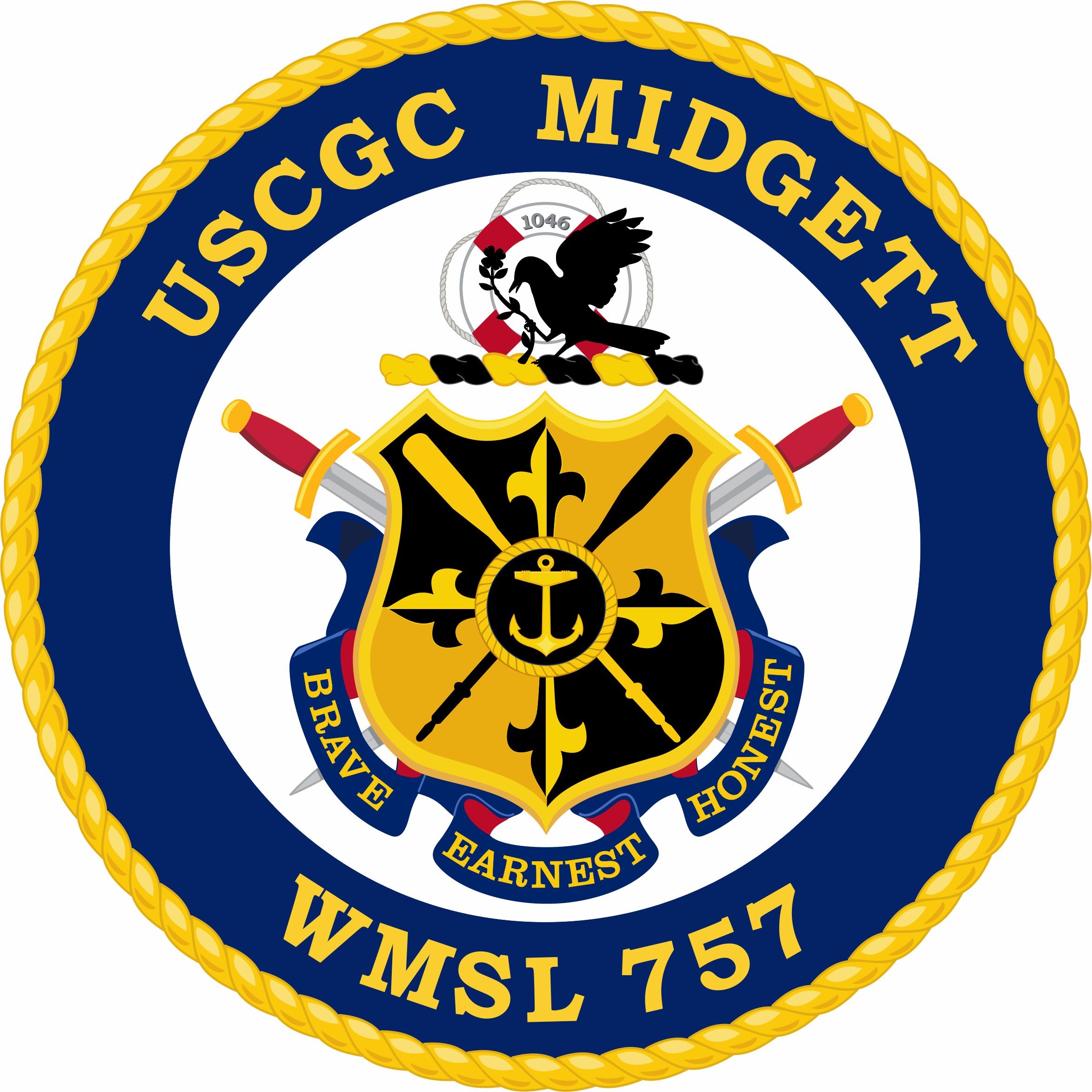 USCGC MIDGETT (WMSL-757) Seal