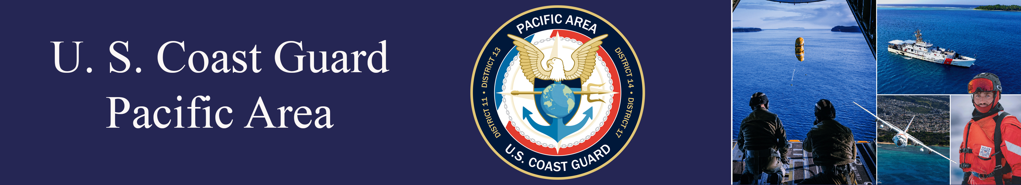 U.S. Coast Guard Pacific Area Banner