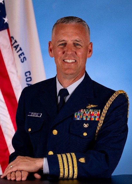 Official Portrait of Pacific Area Chief of Staff Captain Corey A. Braddock